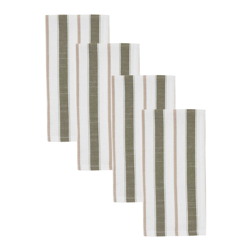 Modern Striped Cloth Napkin, Blue