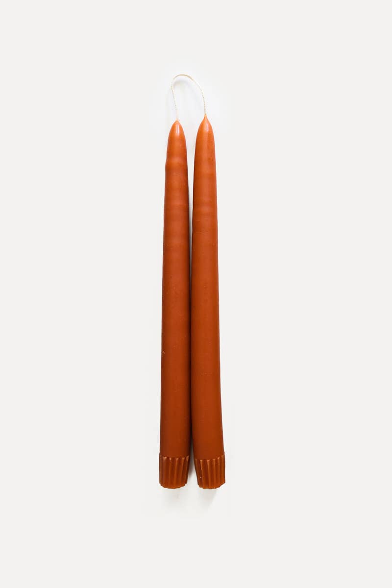 Hand-Dipped Taper Candles, Unscented (Set of 2)