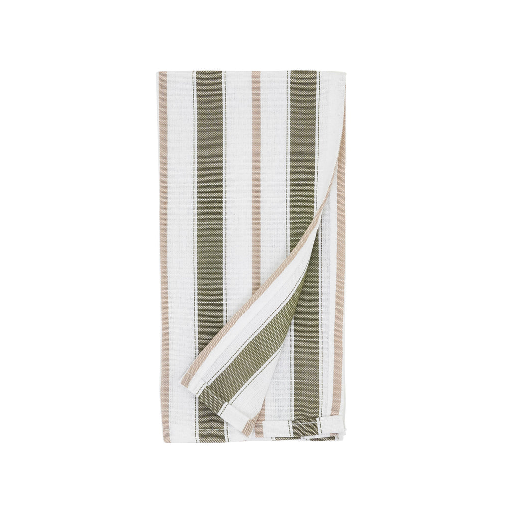 Modern Striped Cloth Napkin, Blue