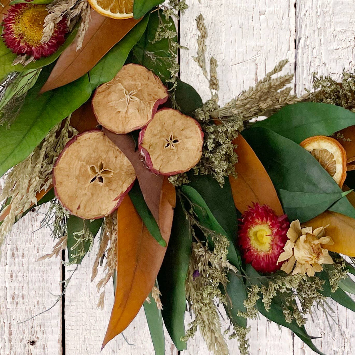 Harvest Fruit Rustic Wreath