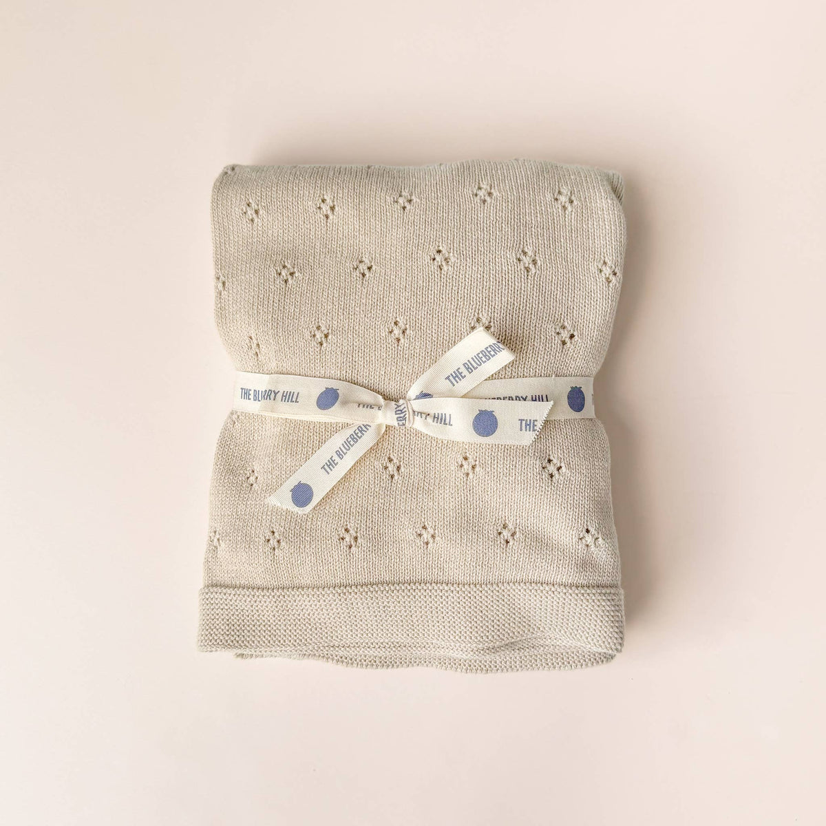 Heirloom Piqué Baby Blanket, Birch