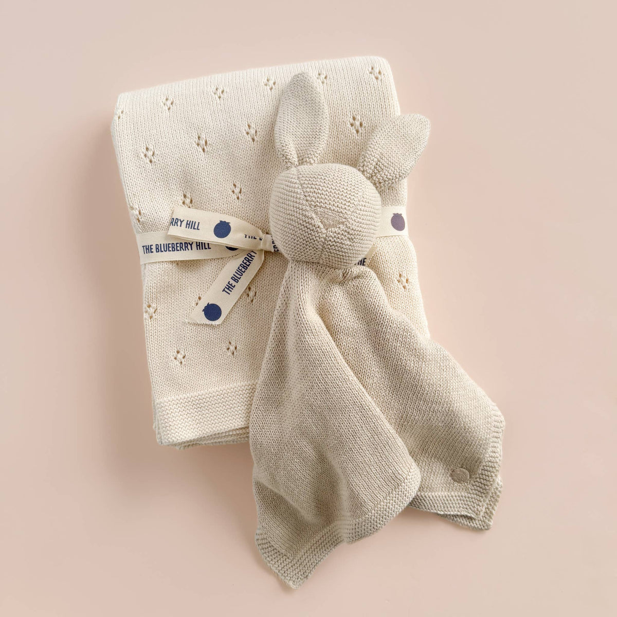 Heirloom Piqué Baby Blanket, Cream