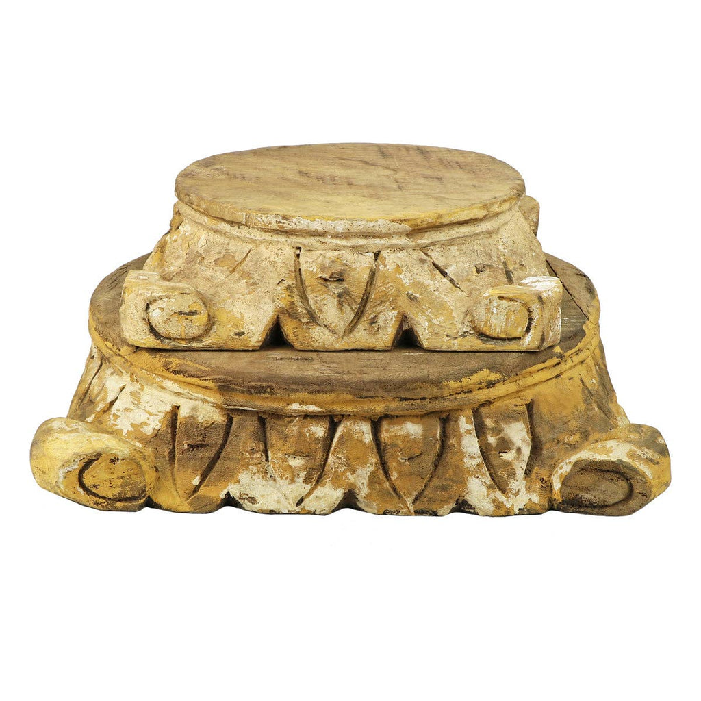 Carved Pillar Base