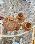 Rattan Tea Set