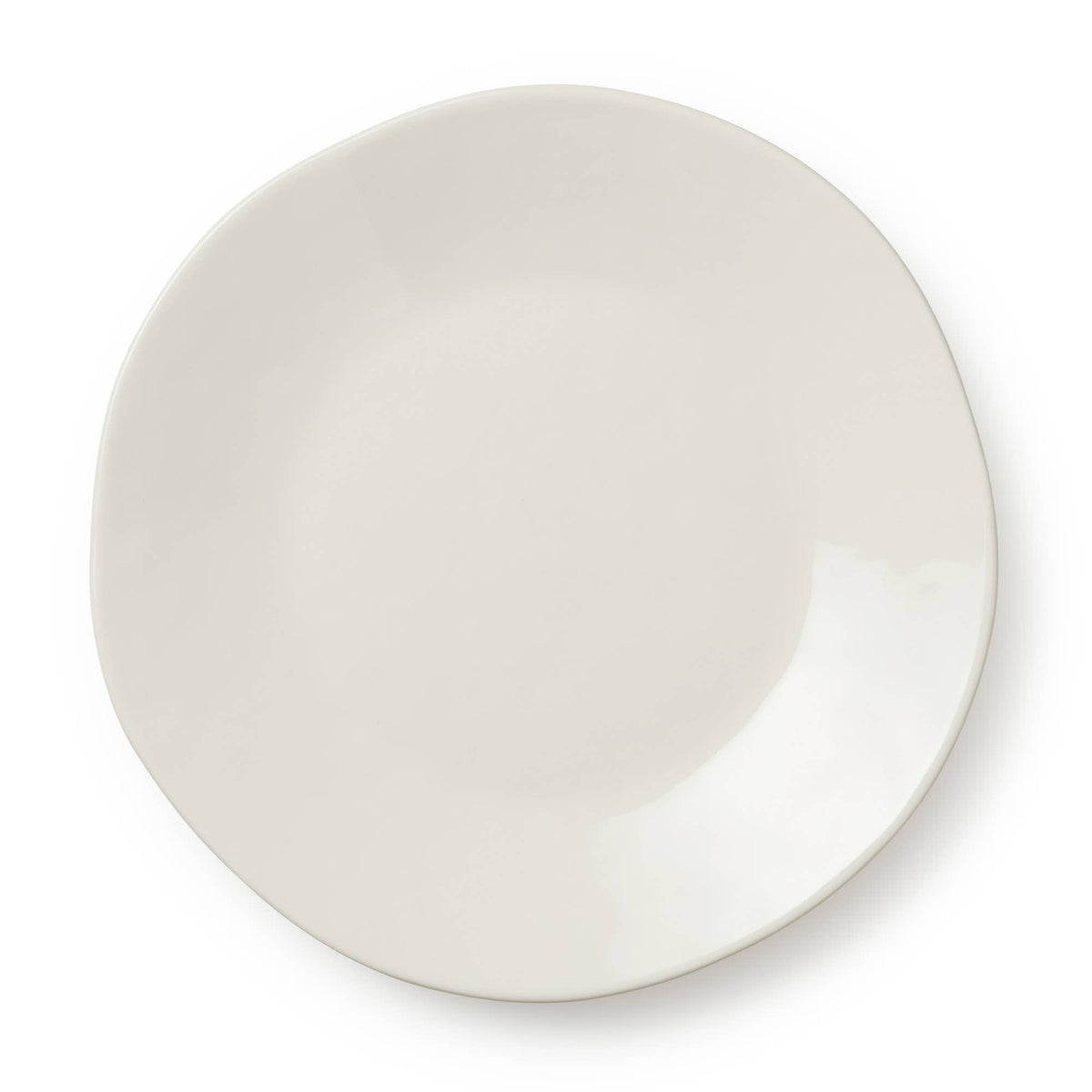 Linen Cream Dinner Plate
