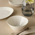Linen Cream Deep Serving Bowl