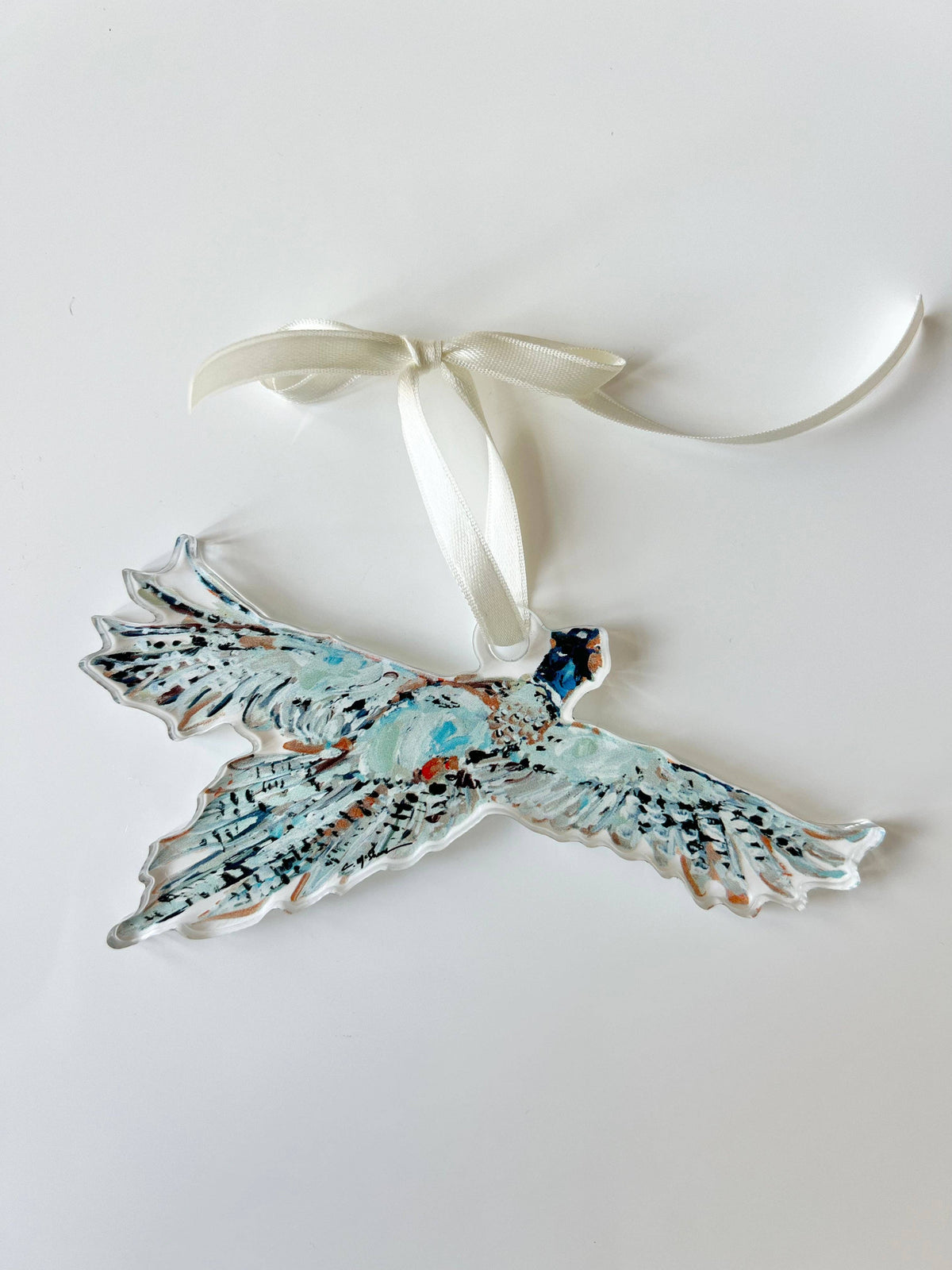 Pheasant Acrylic Christmas Ornament | Wreath Charm WHOLESALE