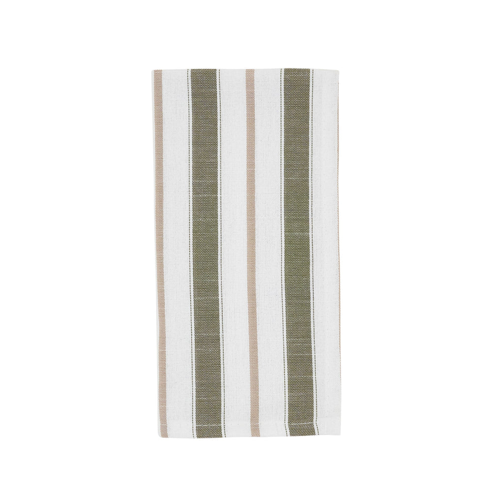 Modern Striped Cloth Napkin, Blue