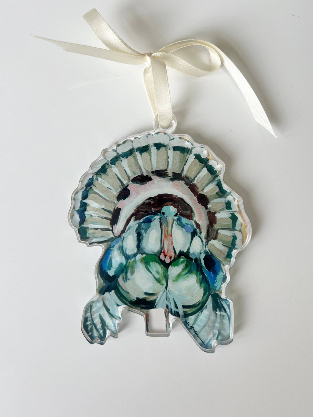 Preston Gravy Turkey Acrylic Christmas Ornament | Wreath Charm WHOLESALE