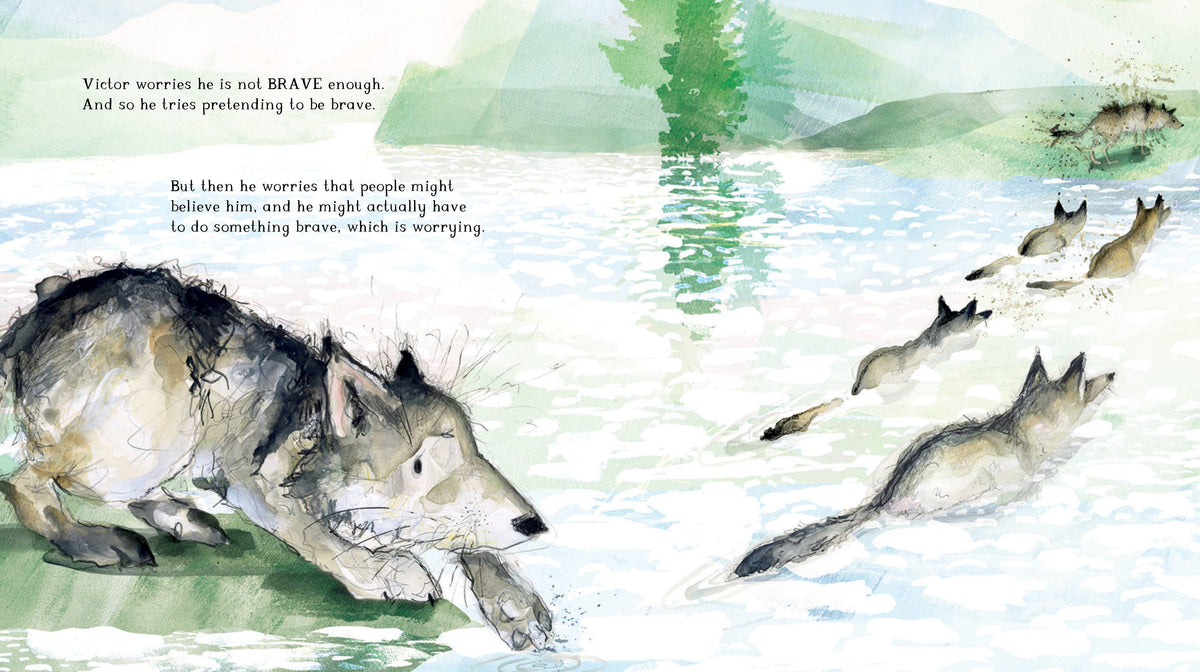 Victor, the Wolf with Worries