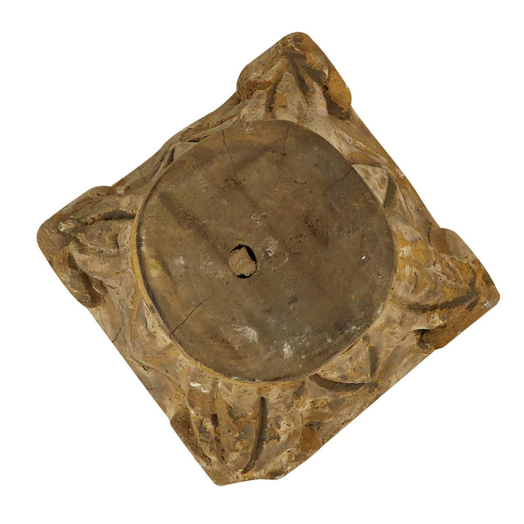 Carved Pillar Base