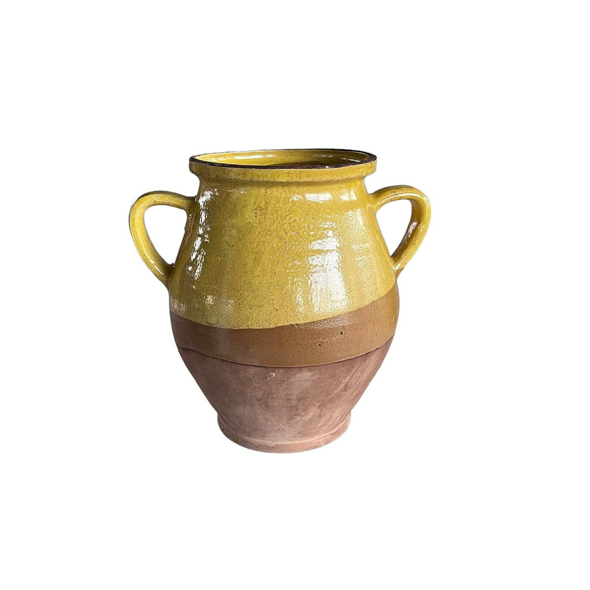 Cottage Crafted Two-Handle Jug, Yellow