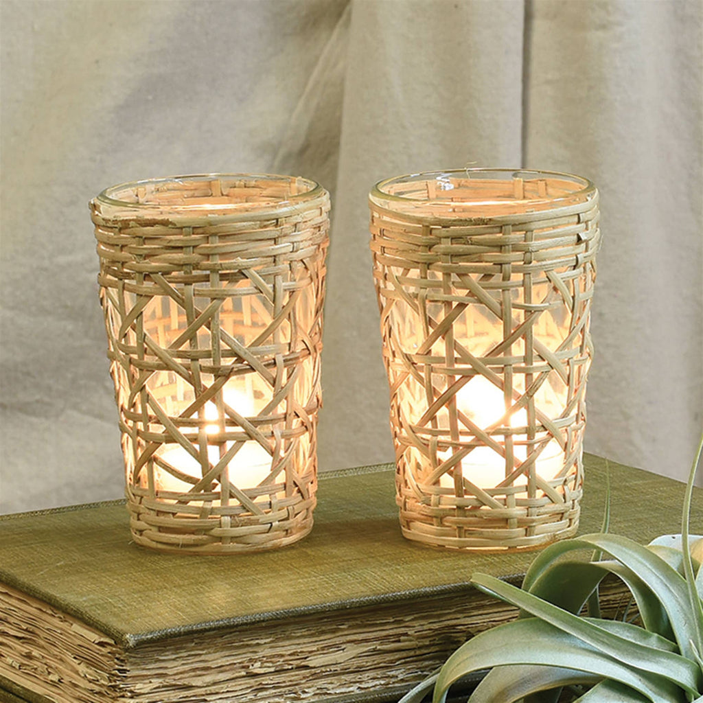 Cane Votive, Cane Weave - Cane Weave