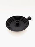 Round Candlestick Holder | Colonial Style Candle Accessory