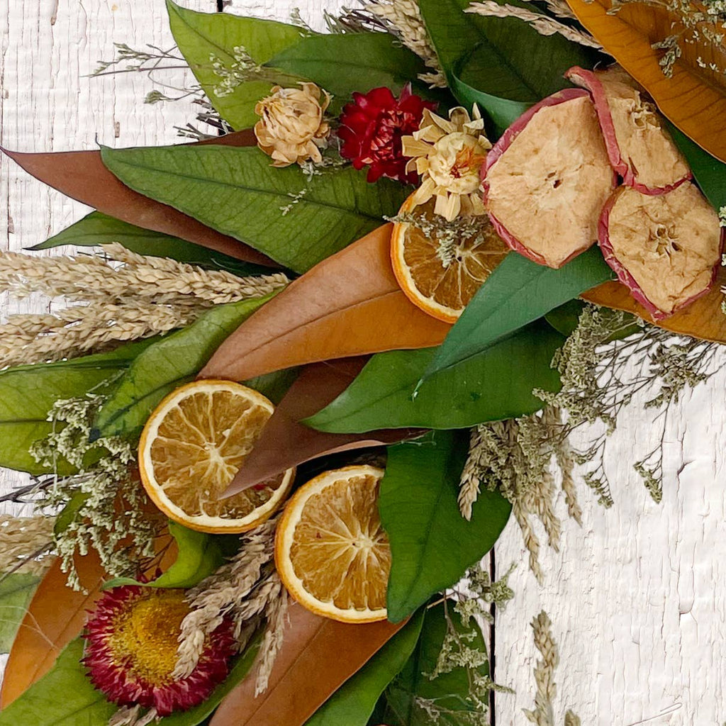 Harvest Fruit Rustic Wreath