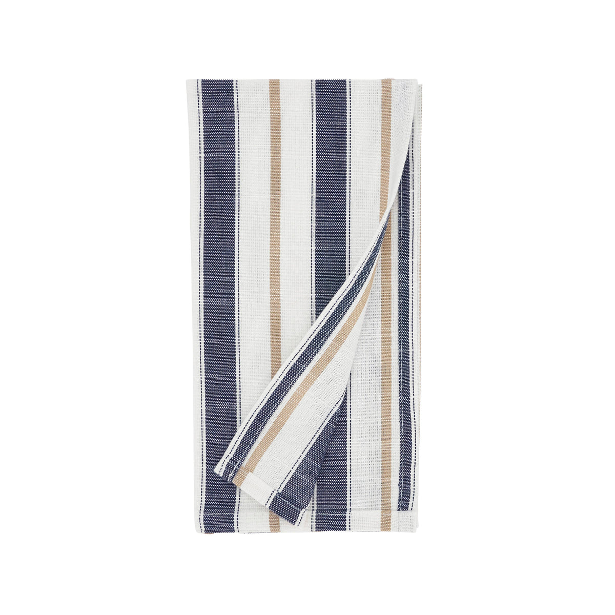 Modern Striped Cloth Napkin, Blue