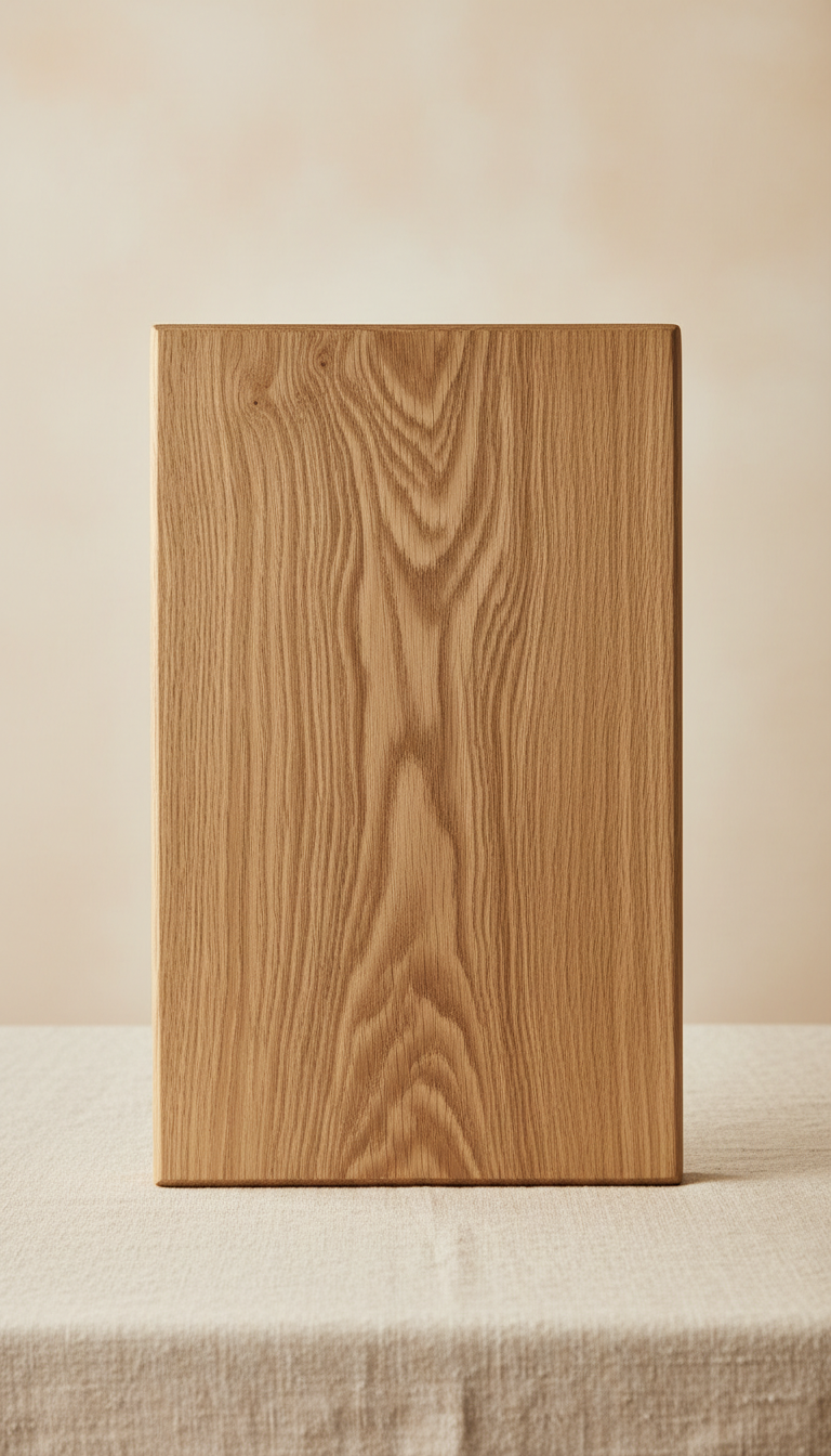 Brushed Oak Serving Board with Rounded Edges