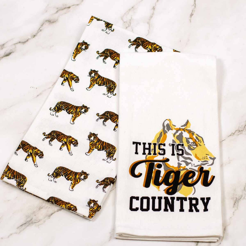 Tiger Country Hand Towels (Set of 2)