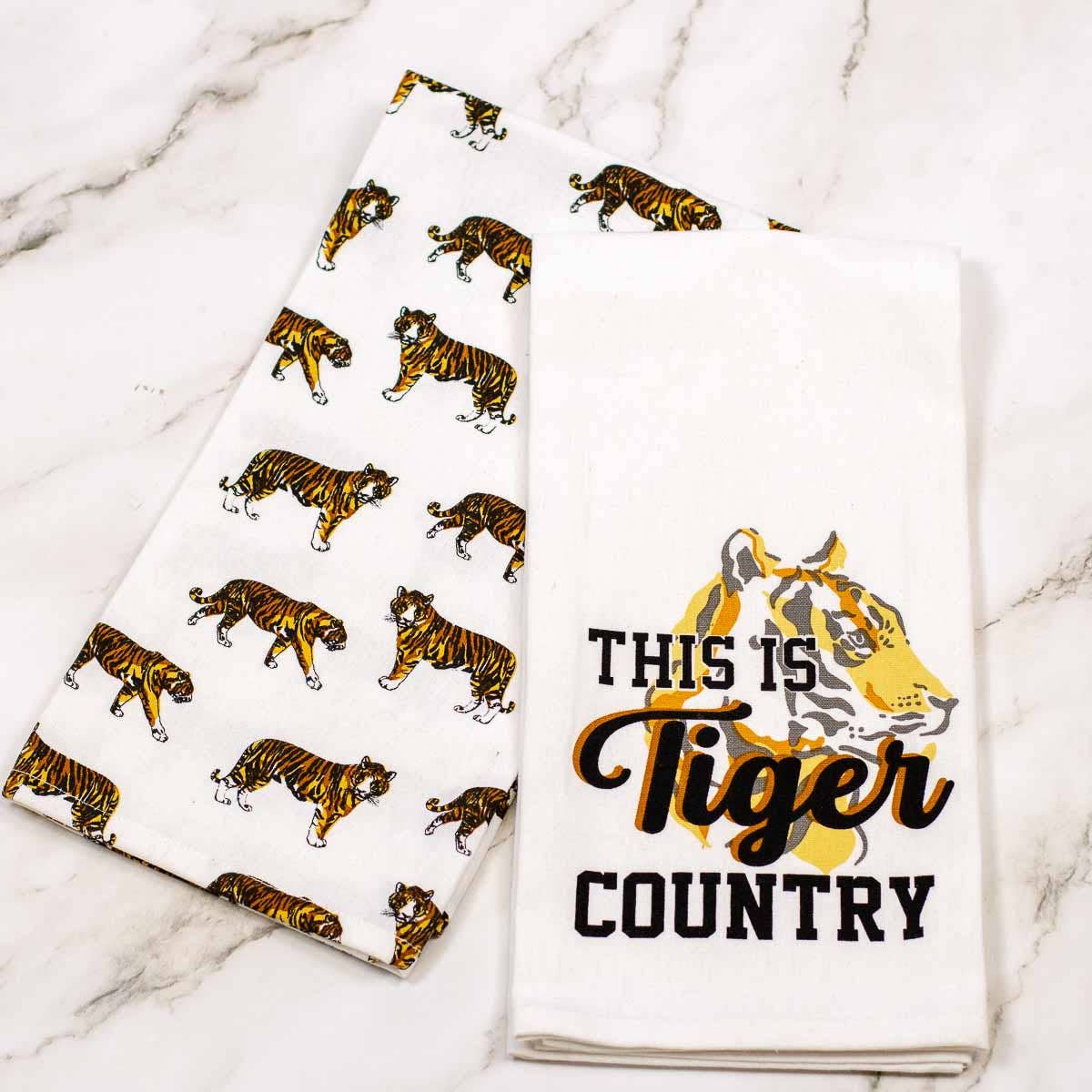Tiger Country Hand Towels (Set of 2)
