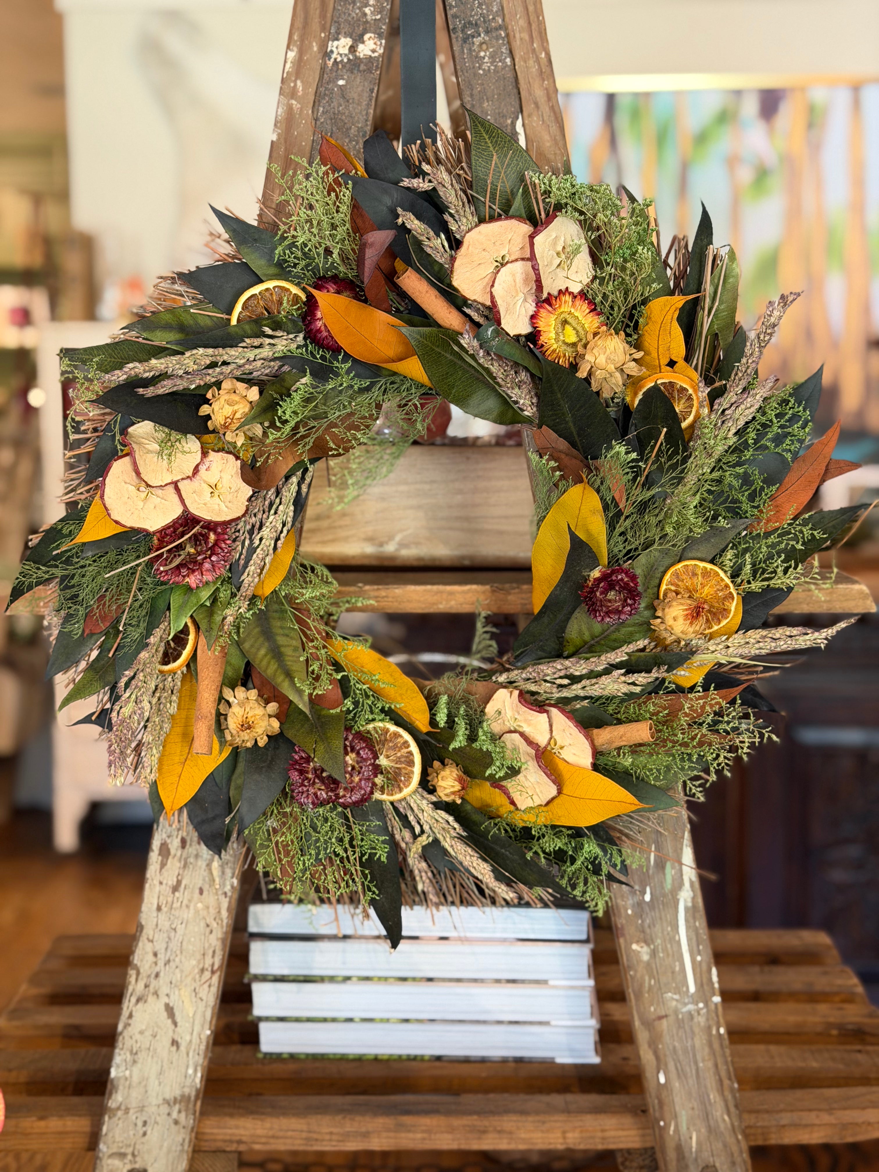 Harvest Fruit Rustic Wreath
