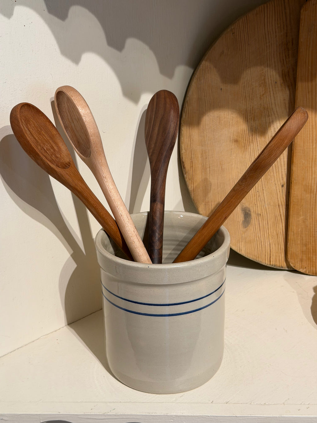 Martinez Pottery Utensil Crock