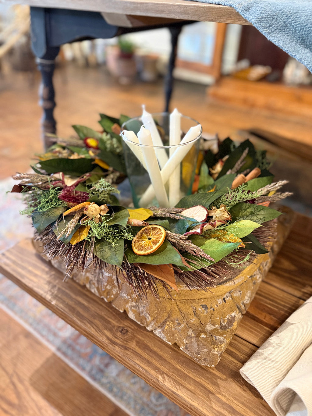 Harvest Fruit Rustic Wreath