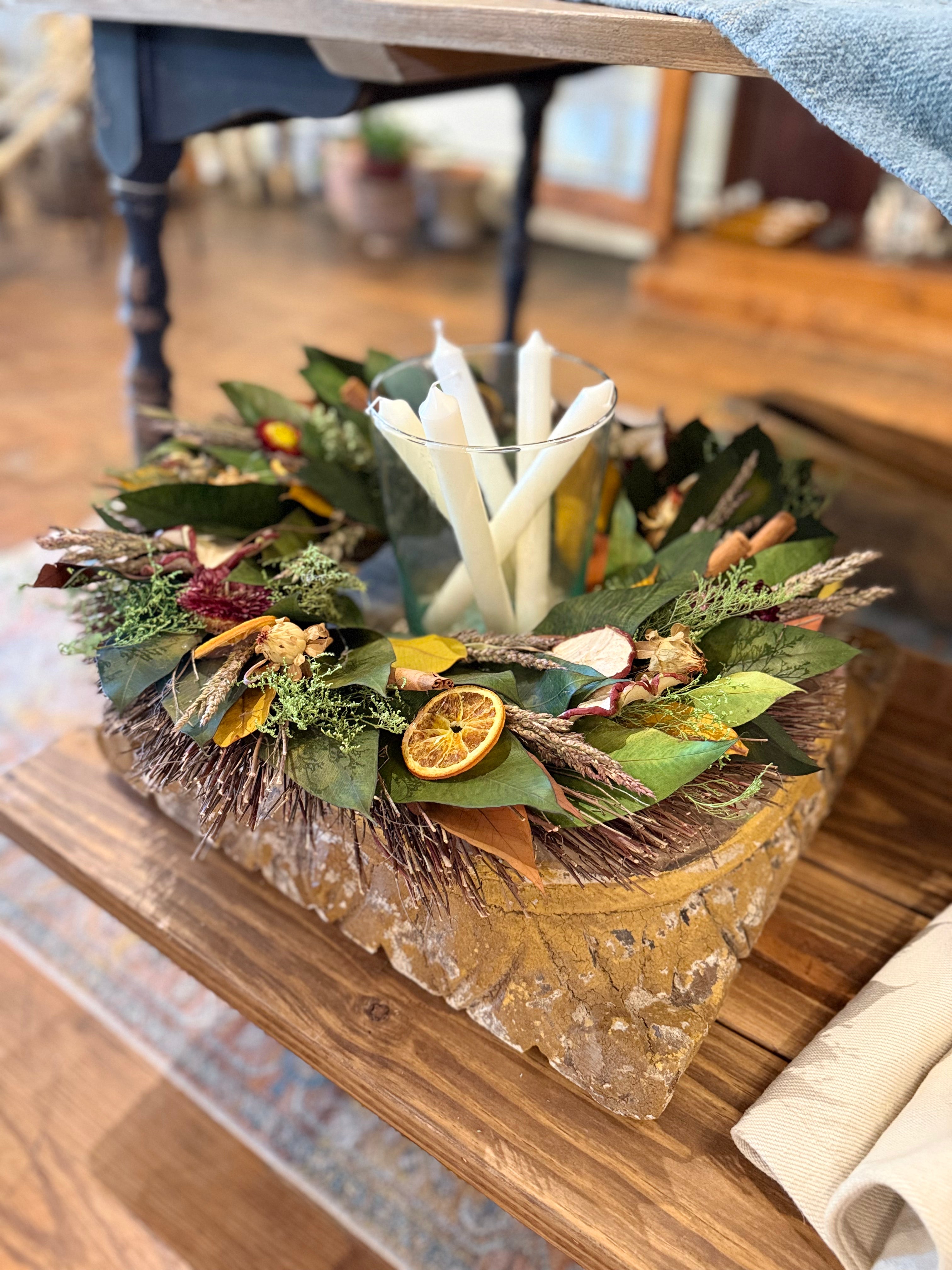 Harvest Fruit Rustic Wreath