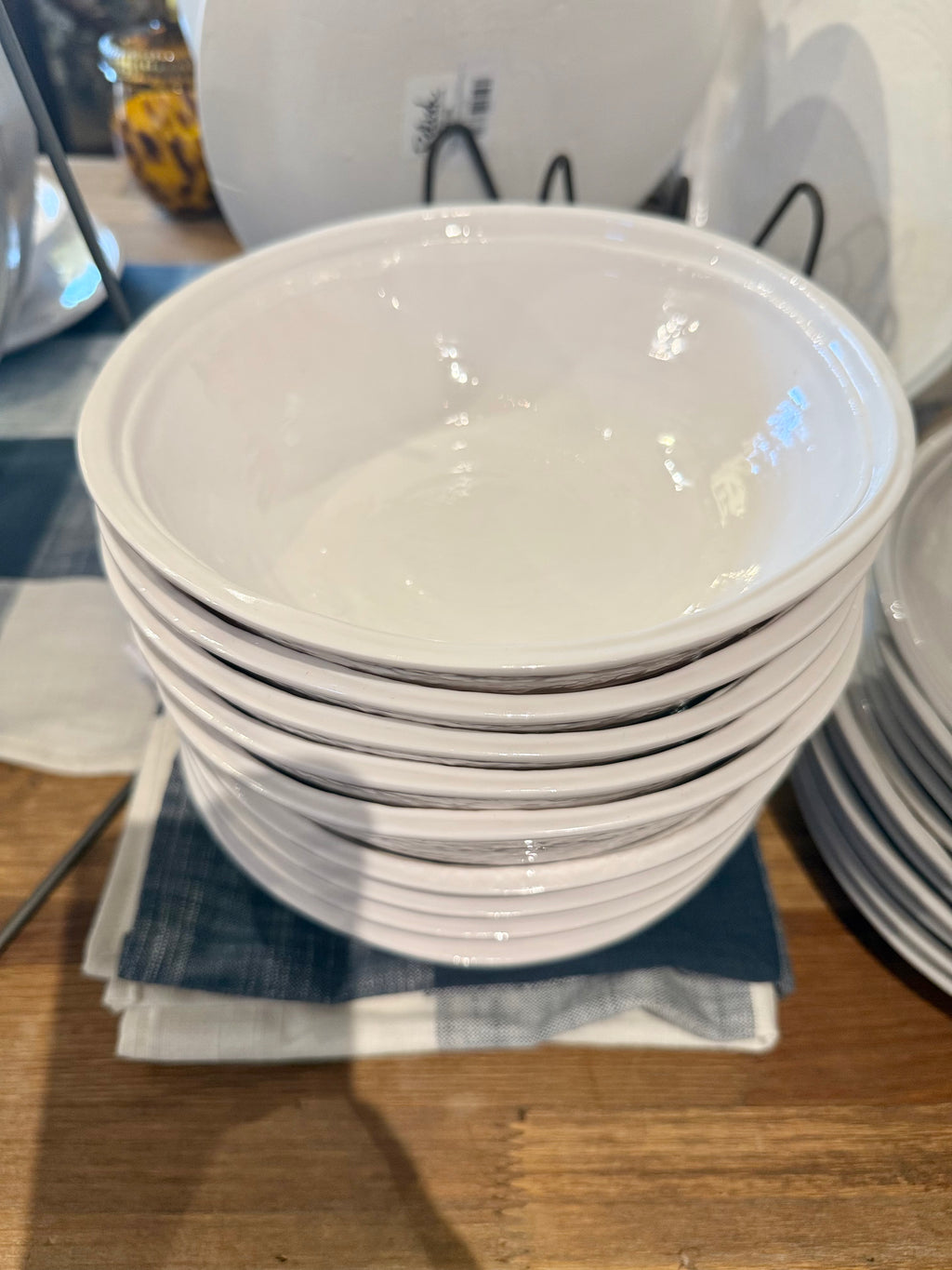 Relish Double Line Bowl Cream