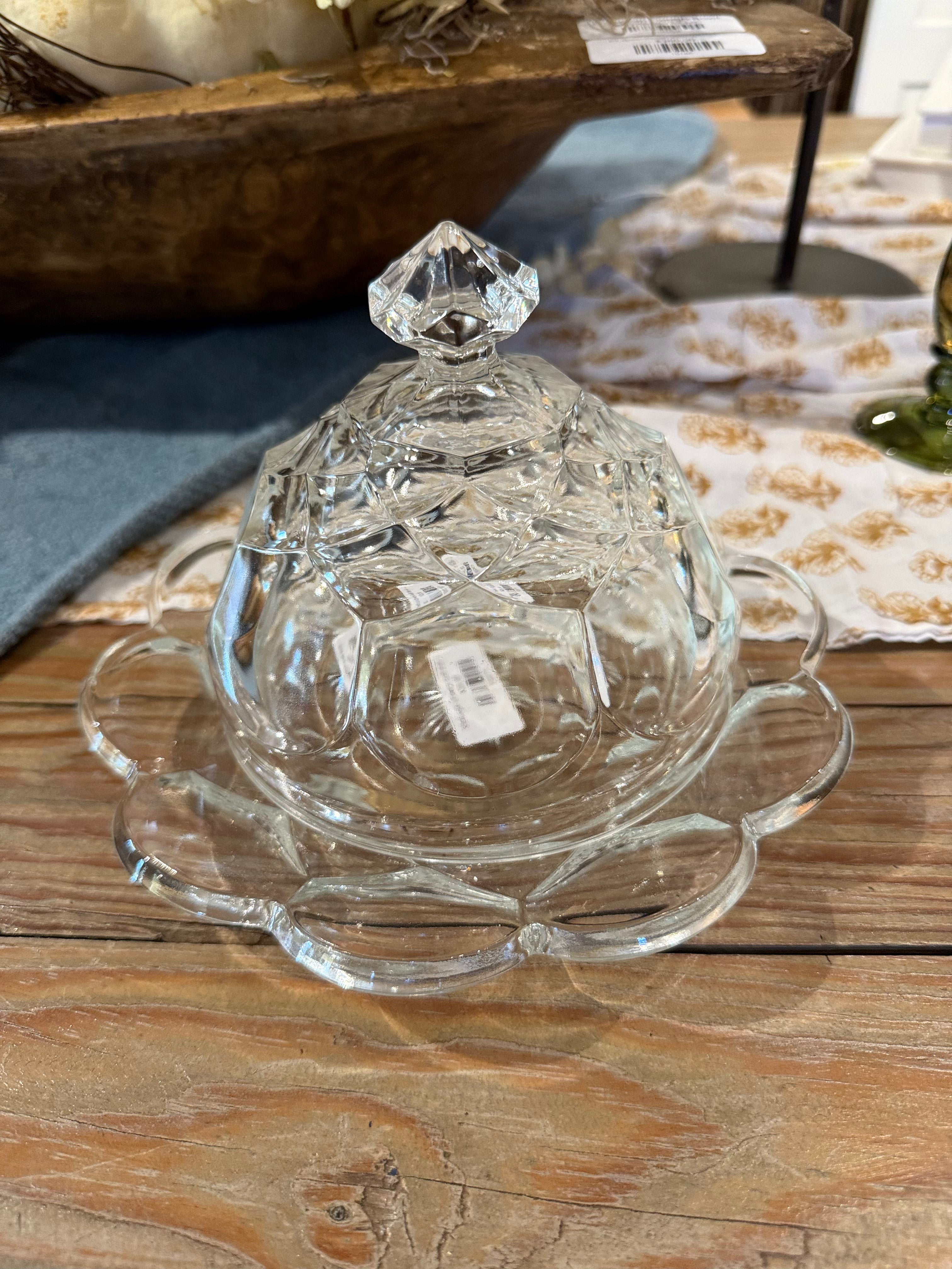 Vintage Cheese Ball Dish