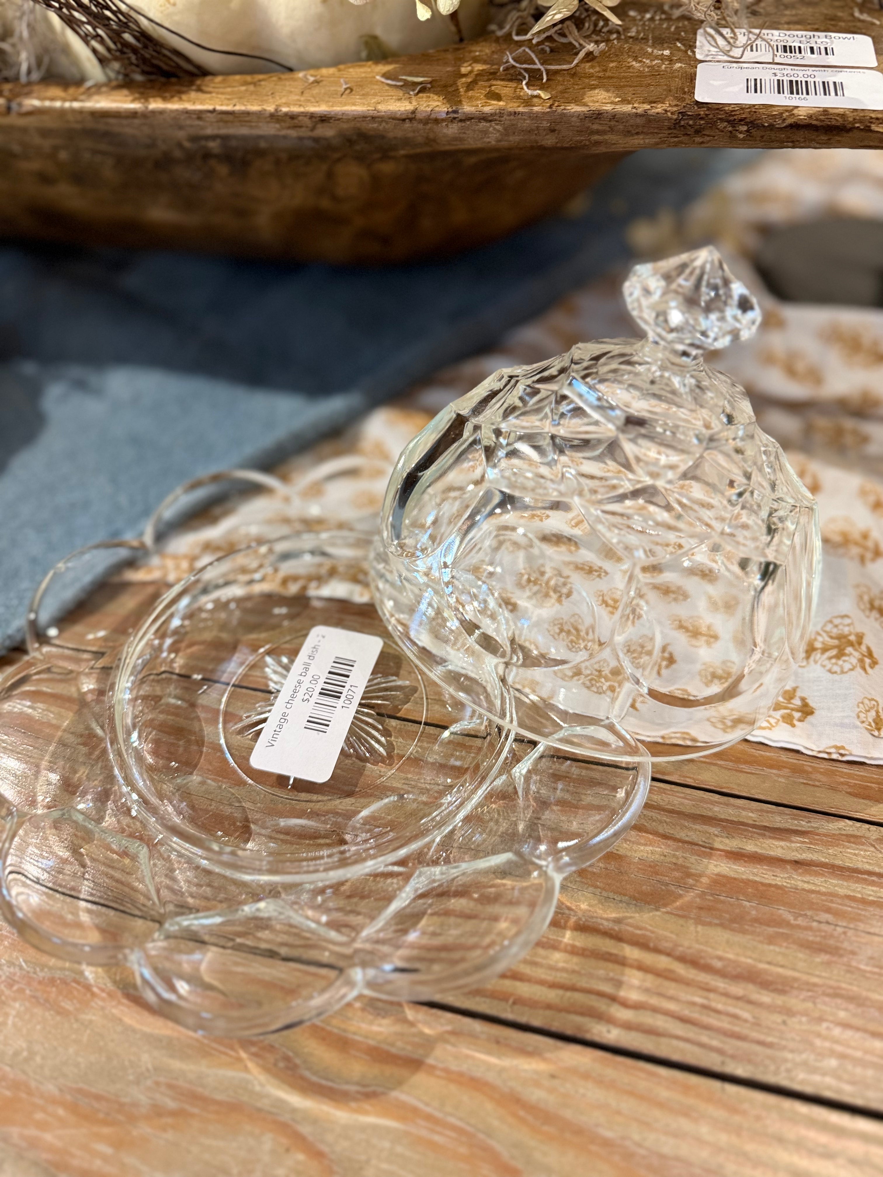 Vintage Cheese Ball Dish