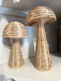 Vintage Wicker Mushroom, Small