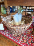 Large Rustic Basket with Handles