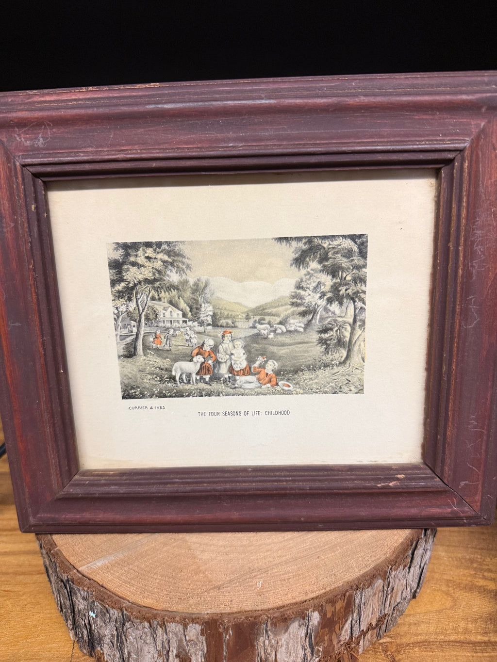 Currier & Ives Framed (Four Seasons)