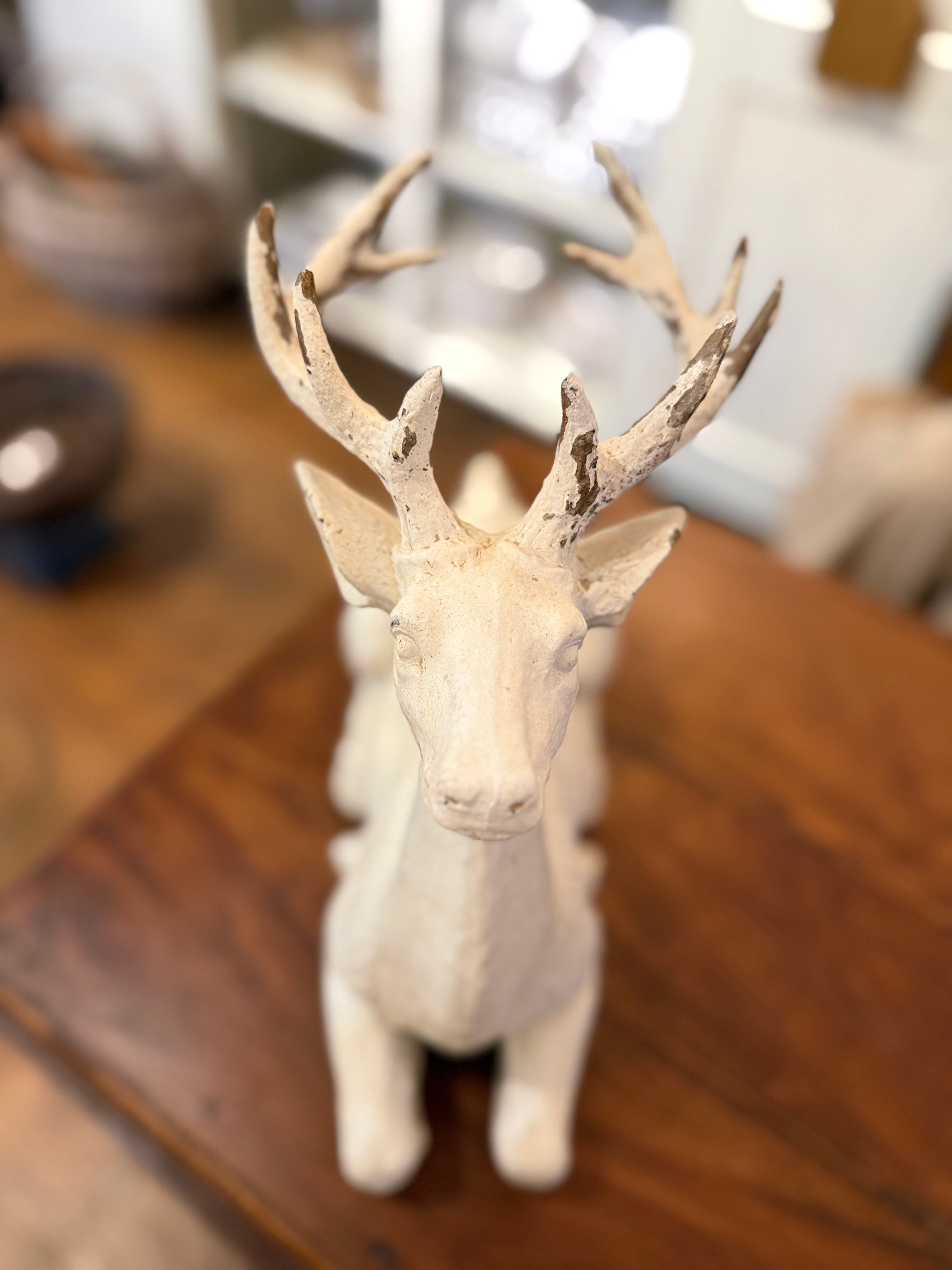 Faux Concrete Deer