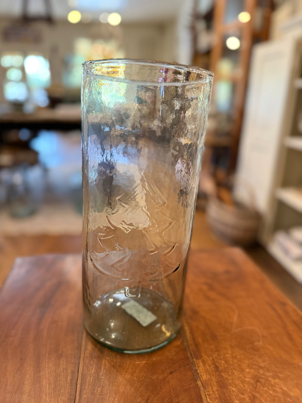 Embossed Christmas Tree Cylinder