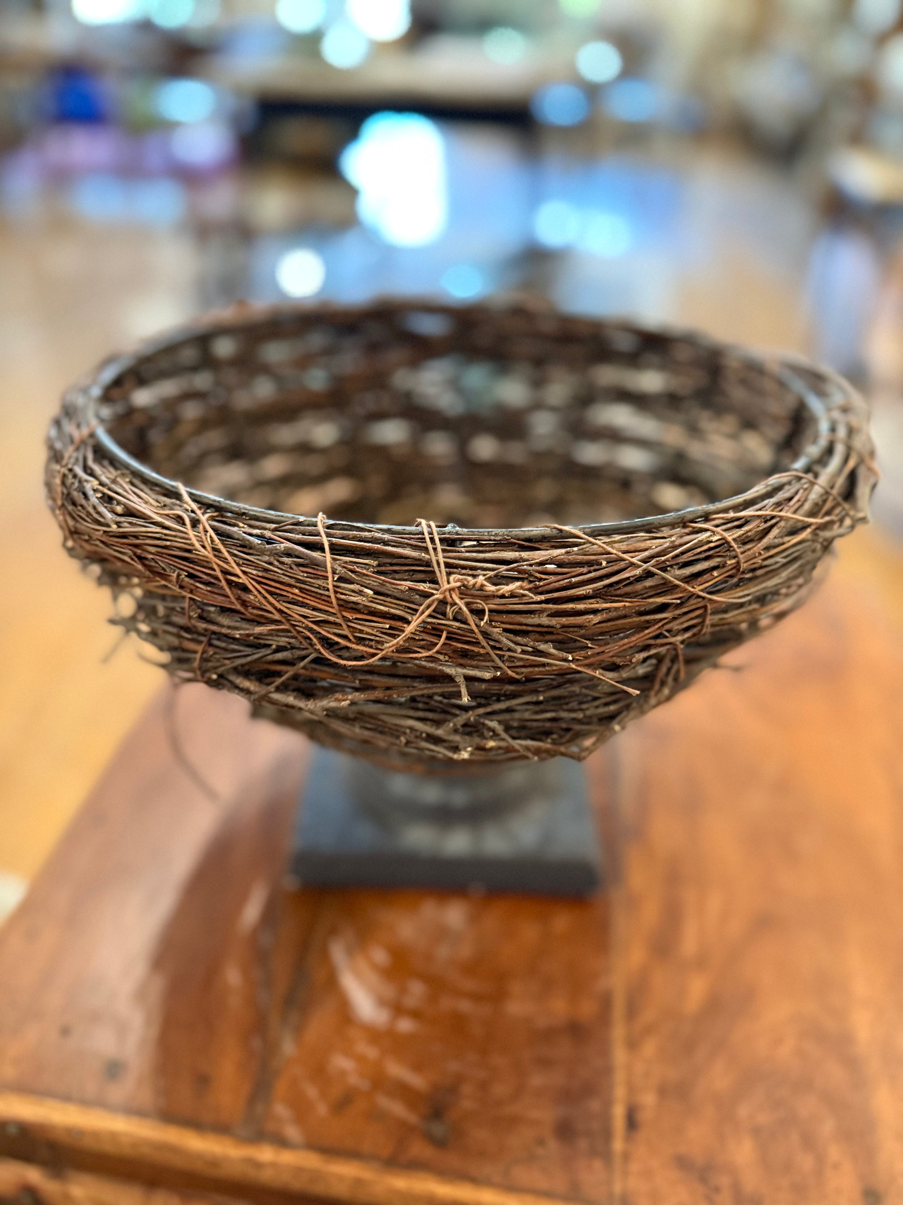 Twig Urn on Stand