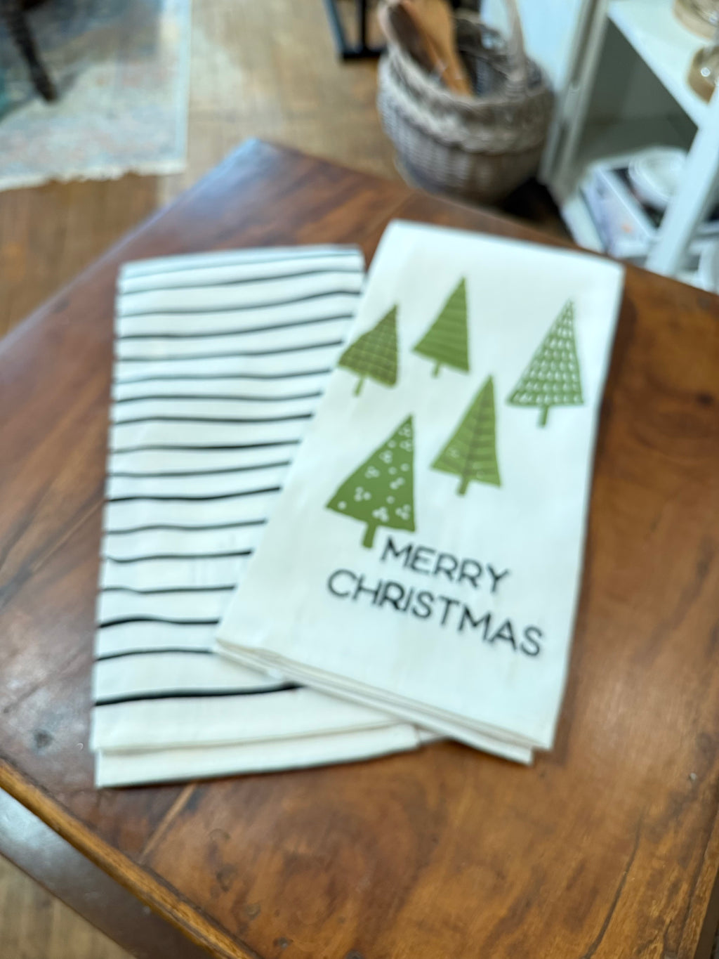 Merry Christmas Tea Towel Set