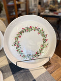 Relish Christmas Wreath Round Serving Tray