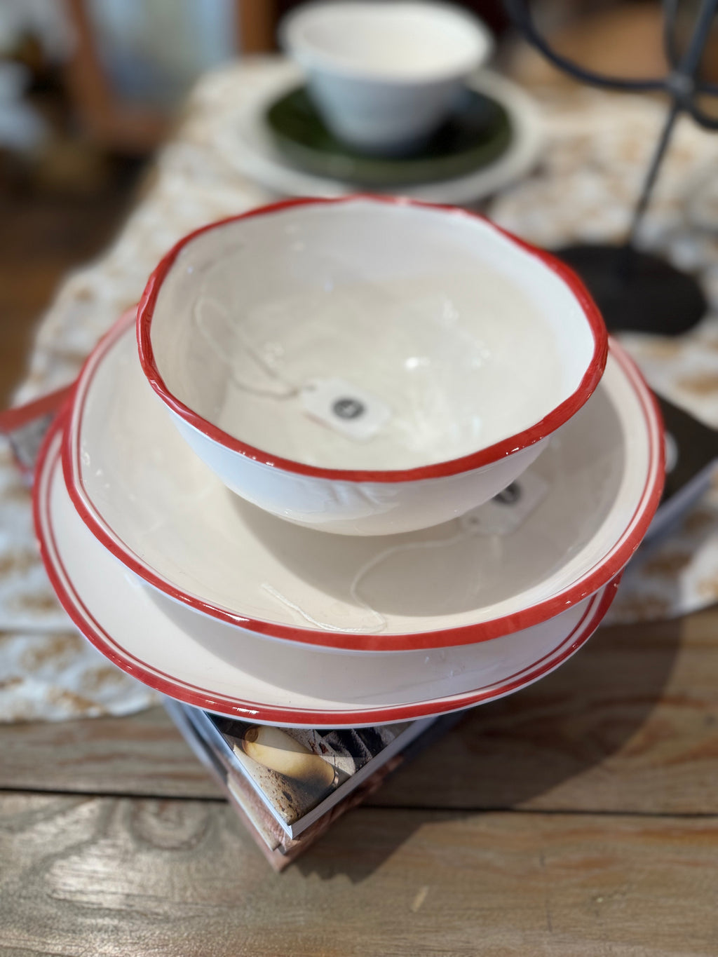 Relish Red edge Salad Plate
