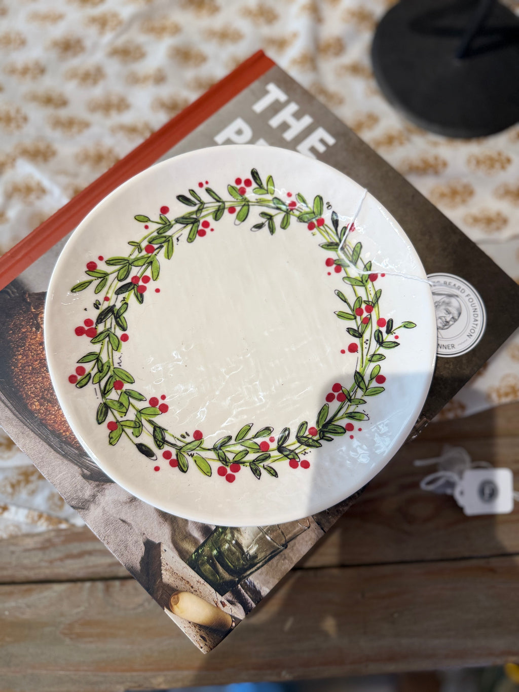 Relish Christmas Wreath Salad Plate