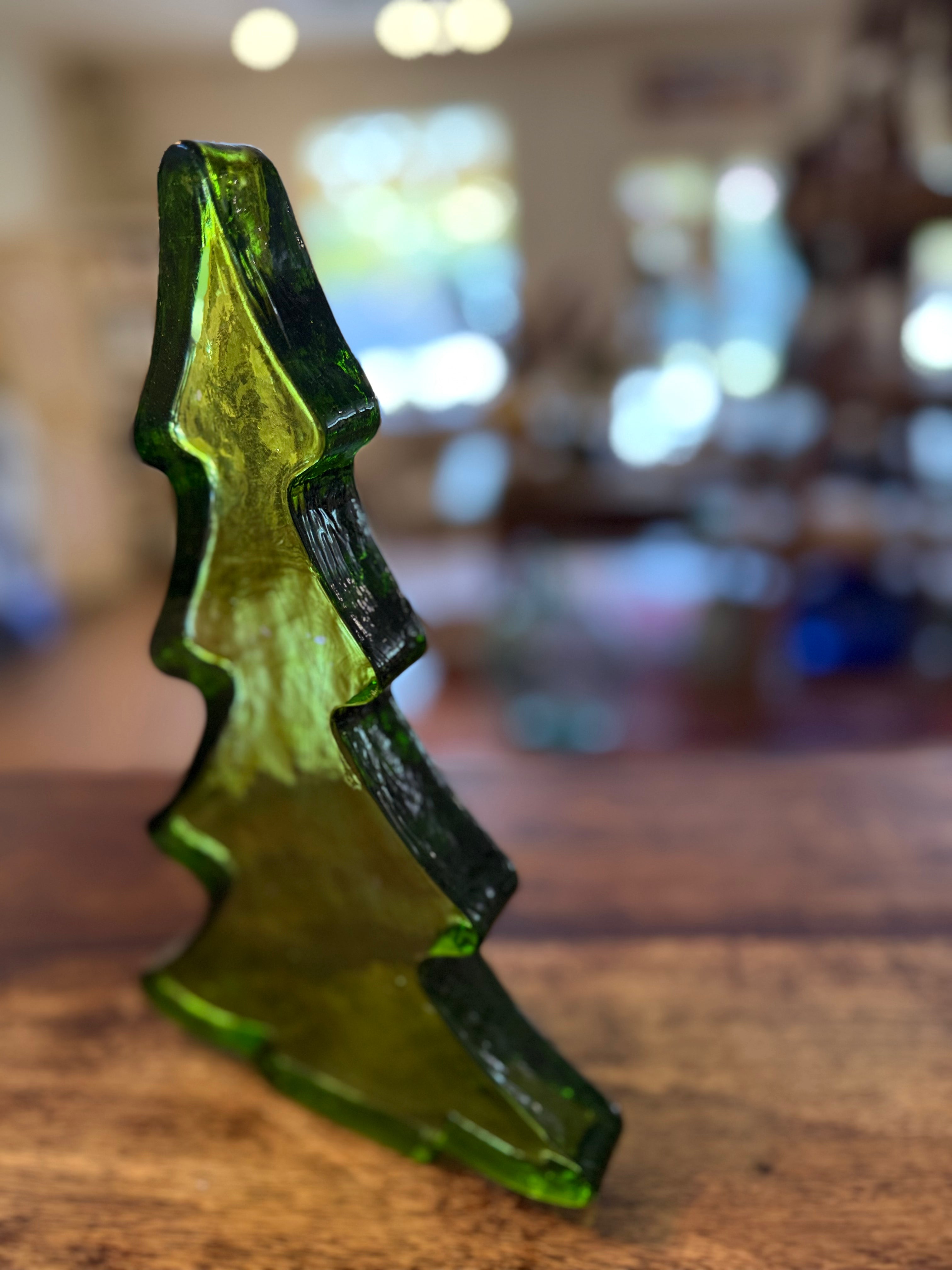 Recycled Glass Tree, Green