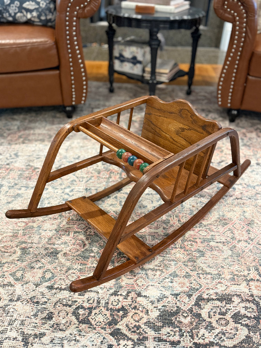 Vintage Teeter Totter Rocker with Abacus