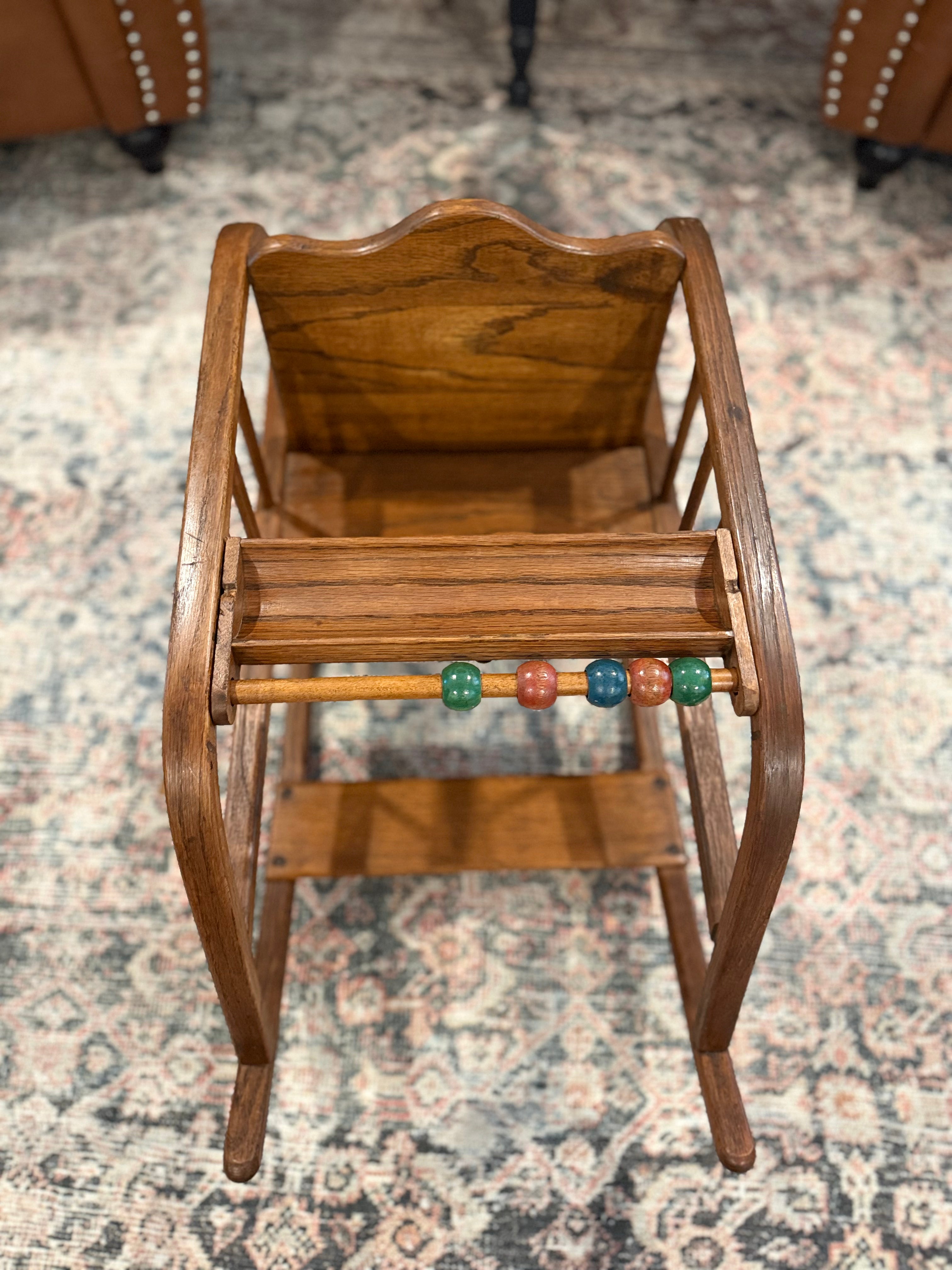 Vintage Teeter Totter Rocker with Abacus