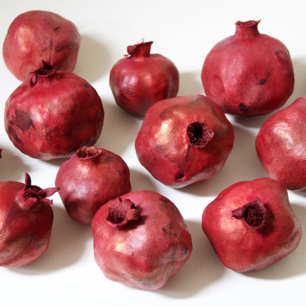 Dyed Pomegranates, Red & Gold (Bag of 6)