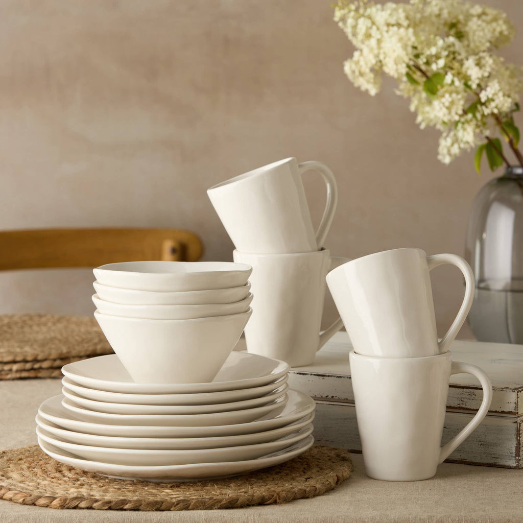 Linen Cream Salad Plate