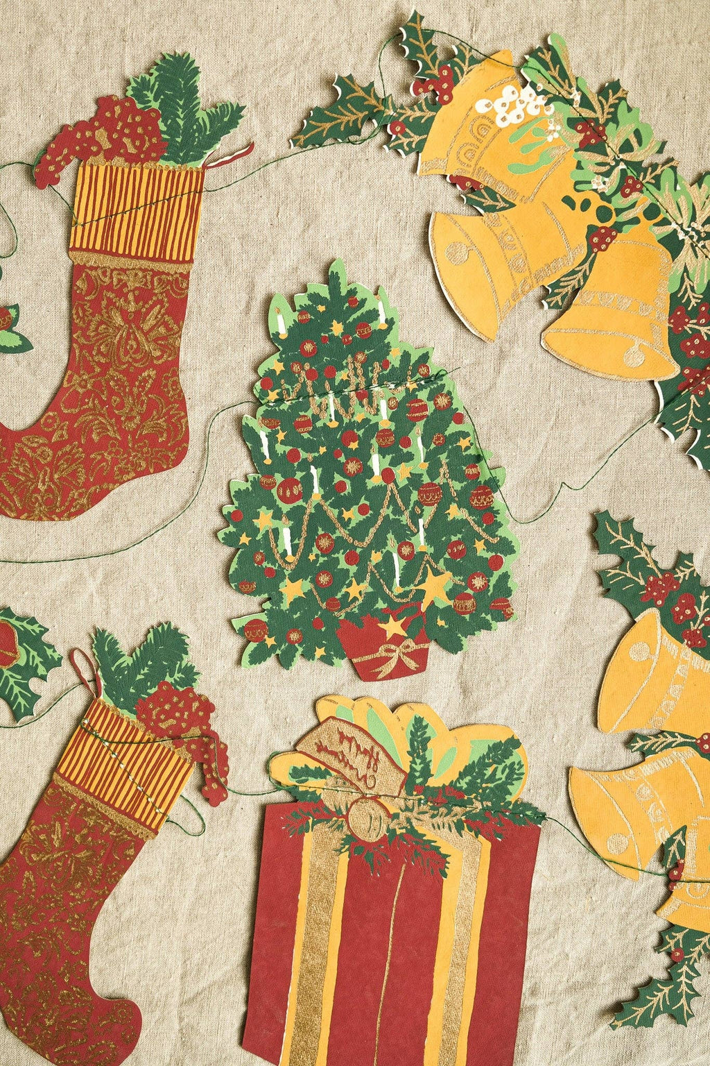 CHRISTMAS SEWN GARLAND