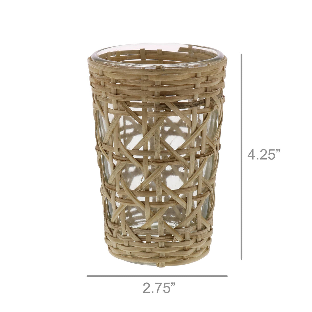 Cane Votive, Cane Weave - Cane Weave