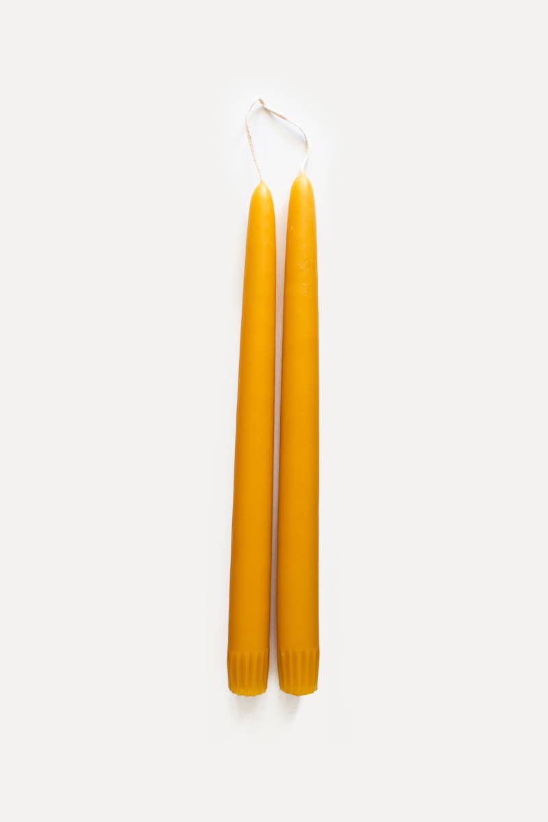Hand-Dipped Taper Candles, Unscented (Set of 2)