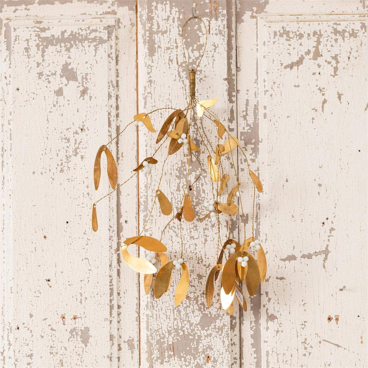 Gold Mistletoe Swag