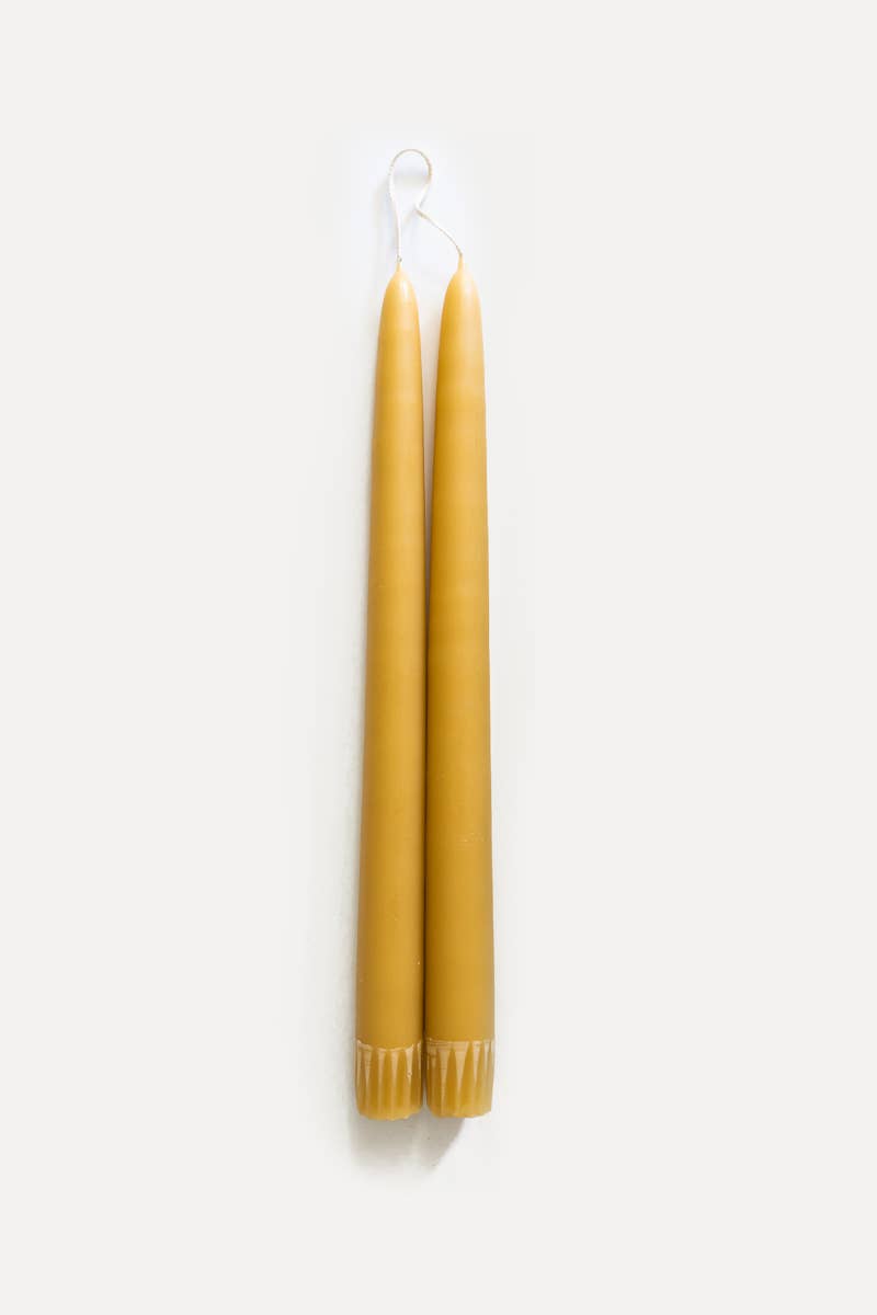 Hand-Dipped Taper Candles, Unscented (Set of 2)